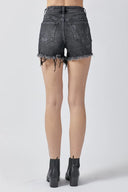 RISEN raw hem denim shorts with functional pockets – MYN2O