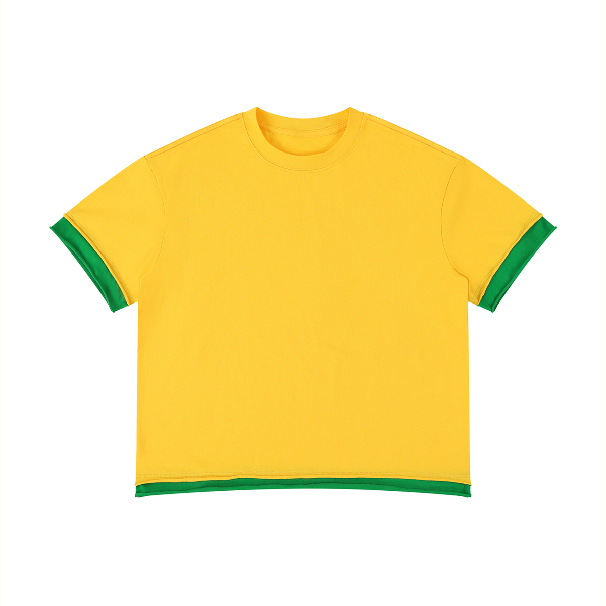 Unisex Boxy Color Block T-Shirt – Oversized Premium Streetwear Tee