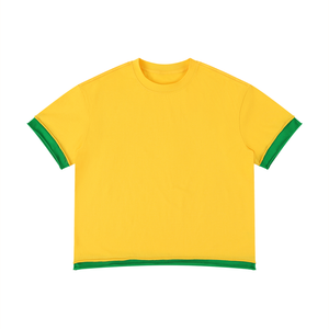 Unisex Boxy Color Block T-Shirt – Oversized Premium Streetwear Tee