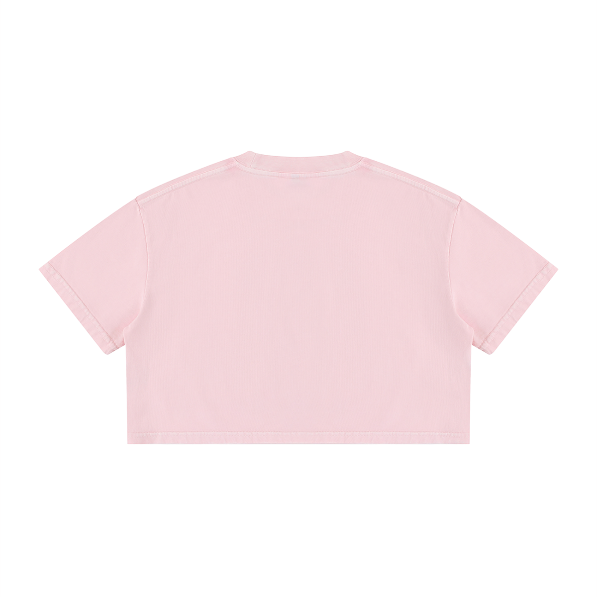 Women's Mineral Wash Cotton Crop T-Shirt – Vintage Oversized Cropped Streetwear Tee