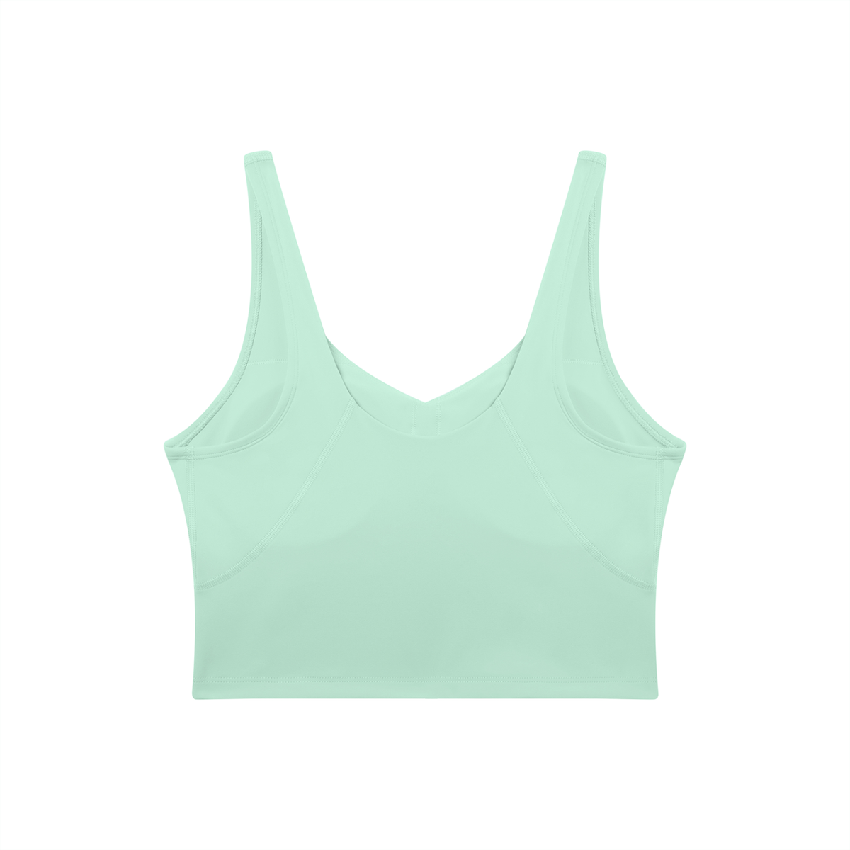 Women's V-Neck Yoga Sports Bra – Seamless Medium Support Workout & Activewear Bra