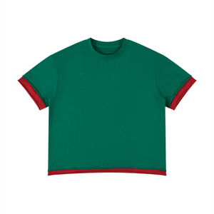 Unisex Boxy Color Block T-Shirt – Oversized Premium Streetwear Tee