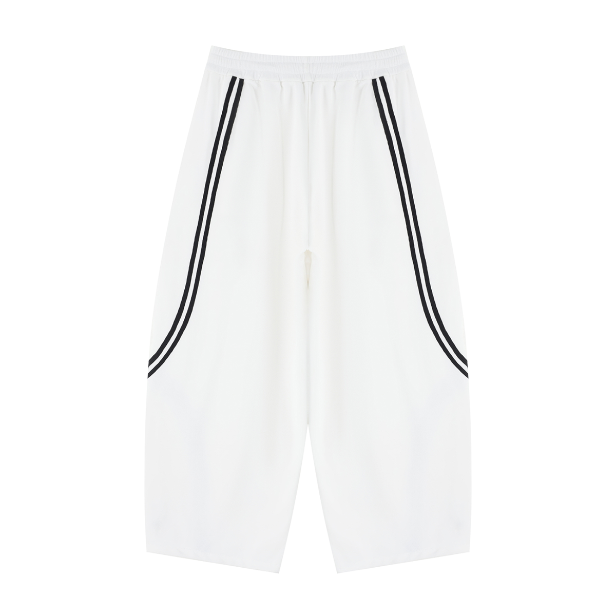 Unisex Wide Leg Piping Sweatpants – Oversized Relaxed Fit Streetwear Joggers