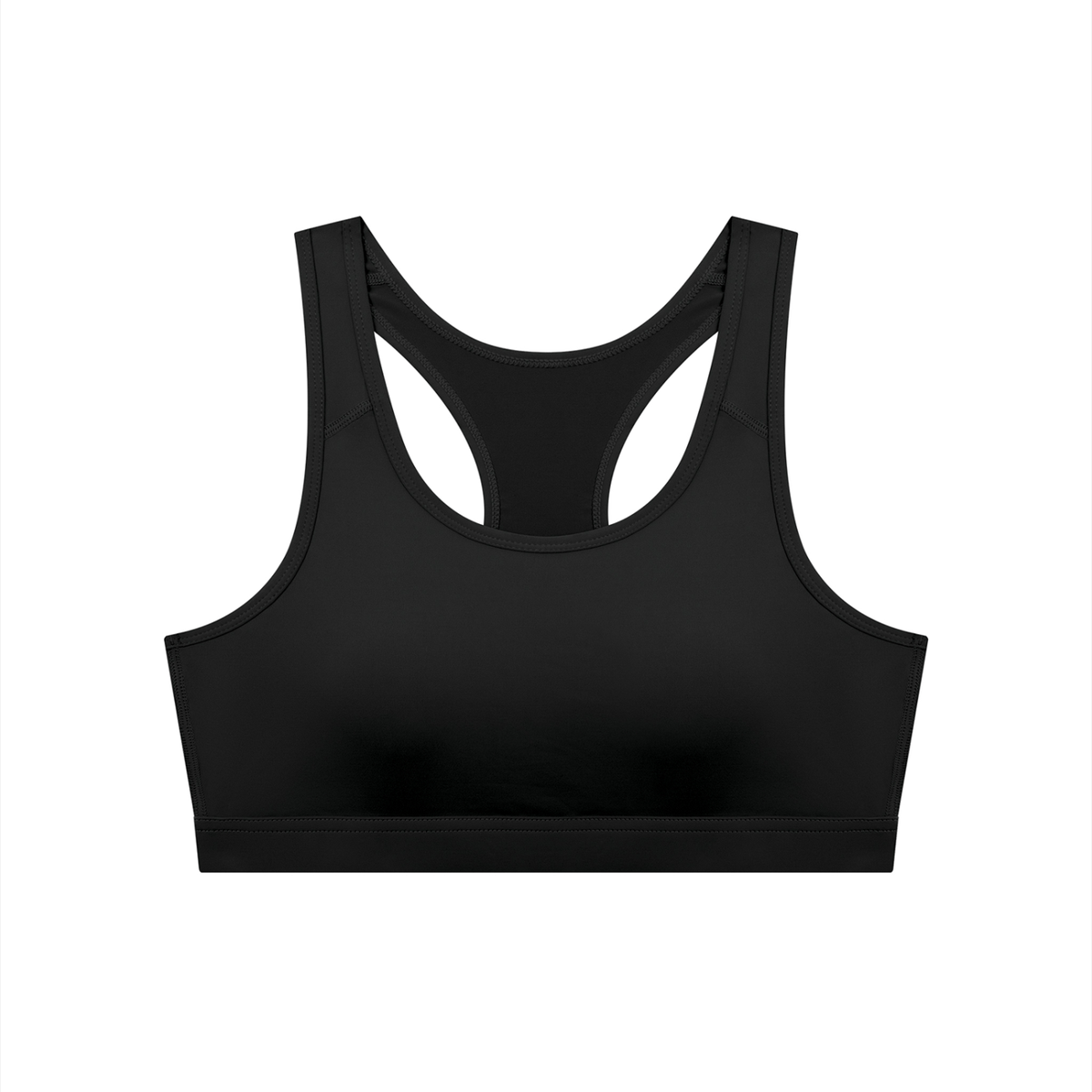 Women's Cropped Sports Bra – Medium Support Activewear Crop Top