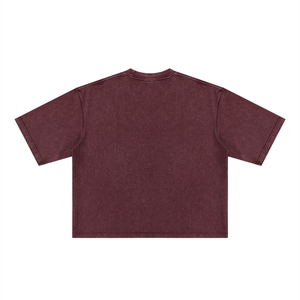 Unisex Heavyweight Mineral Wash Boxy T-Shirt – Premium Oversized Vintage Streetwear Tee