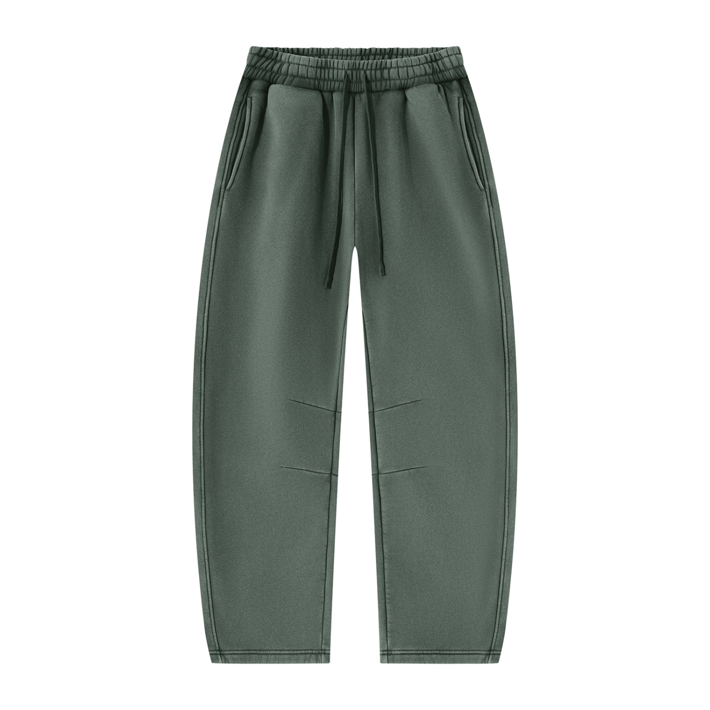 Unisex Vintage Wash Barrel Leg Fleece Sweatpants