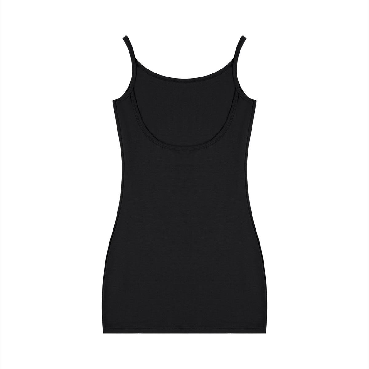 Women's Solid Sleeveless Bodycon Dress – Slim Fit Casual Midi Dress