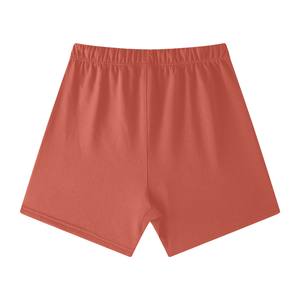 Unisex Earth Tone Loose Fit Cotton Shorts