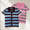 Casual All-Match Short-Sleeve Knit Top For Women