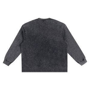 Snow Washed Frayed Edge T-Shirt