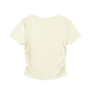 Ruched Bodycon Crop Top