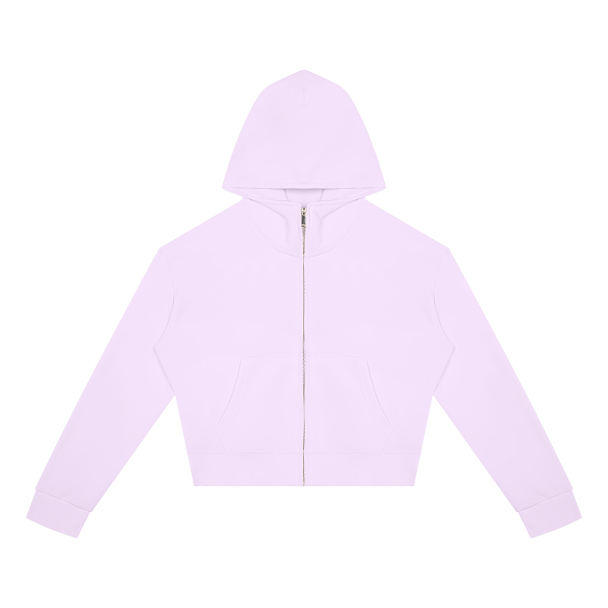 Women's Crop Full Zip Hoodie