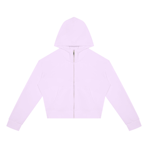 Women's Crop Full Zip Hoodie