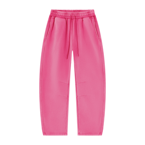 Unisex Vintage Wash Barrel Leg Fleece Sweatpants