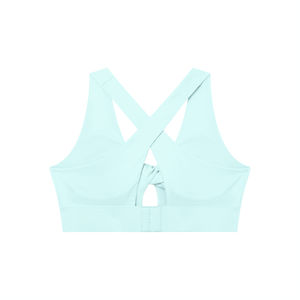 Women's Twist Front V-Neck Sports Bra – Seamless Medium Support Activewear Bra