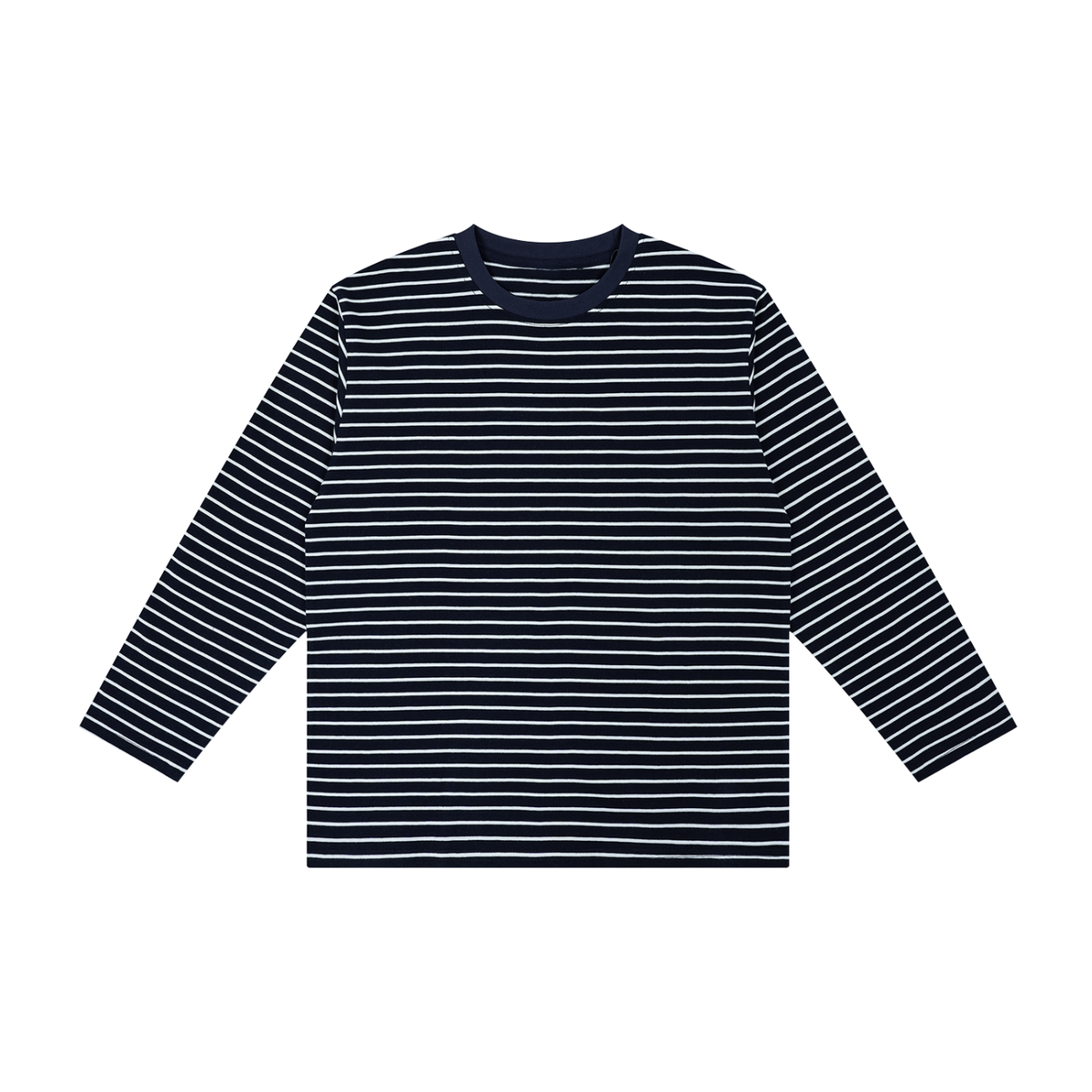 Kids' Striped Long Sleeve T-Shirt – Soft Cotton Everyday Crew Neck Tee