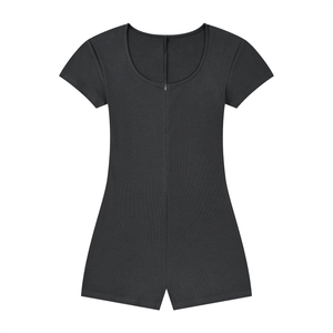 Women's Dual-Function Cape Tie-Waist Romper – Slim Fit Casual One-Piece Outfit