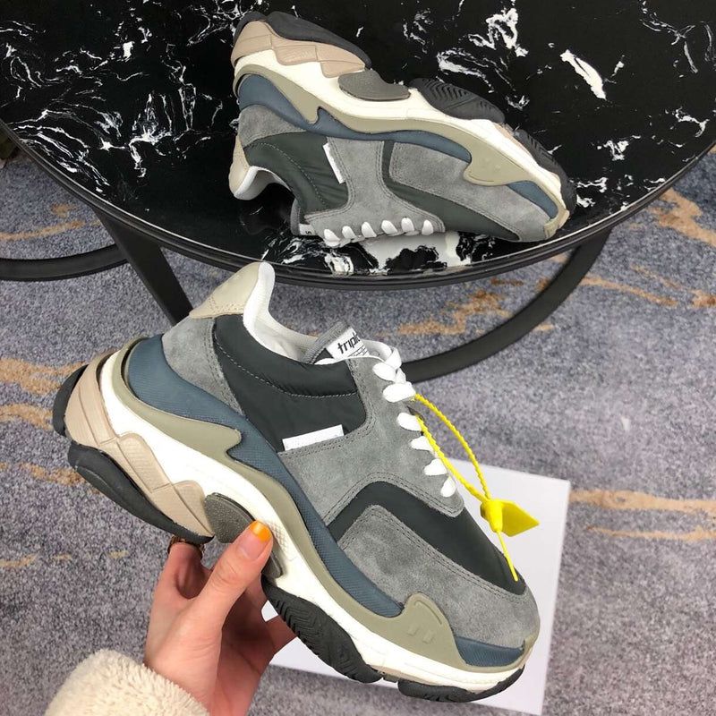 Retro color matching dad shoes