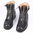 Women's Leather High-Top Round Toe Boots – Rugged, Stylish & Durable | MYN2O