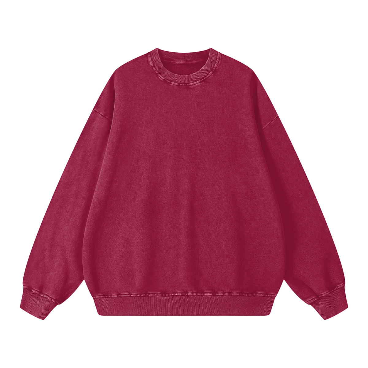 Snow Washed Oversized Sweatshirt – Premium Unisex Heavyweight Streetwear Pullover