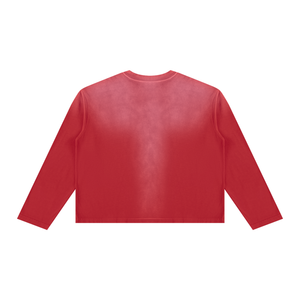 Unisex Sunfade Boxy Long Sleeve T-Shirt