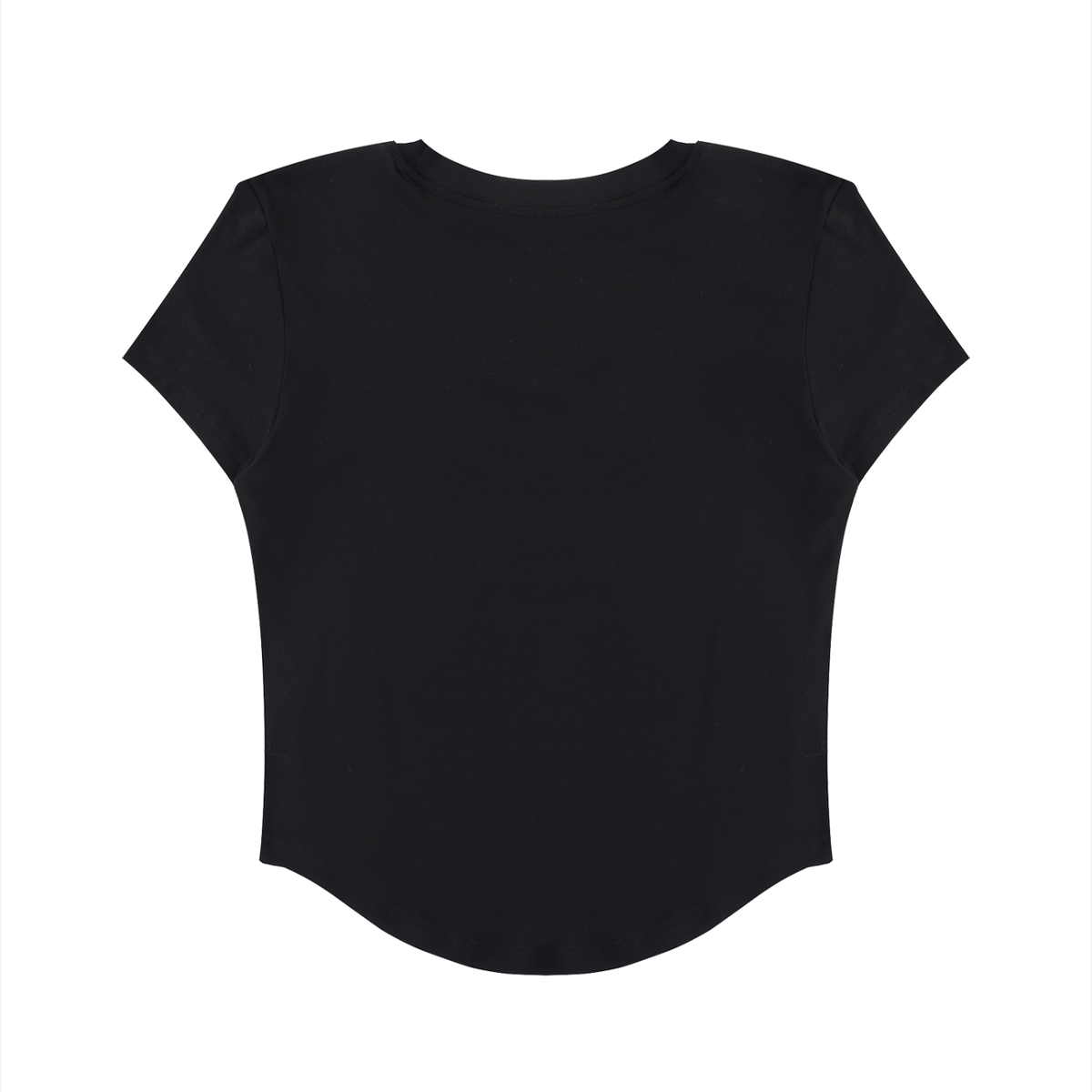 Women's Paneled Crop T-Shirt – Slim Fit Casual Streetwear Tee