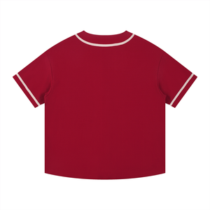 Contrast Piped Button-Up Jersey