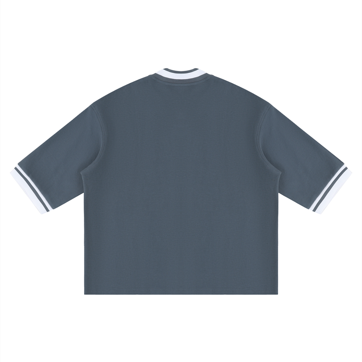 Unisex Heavyweight Boxy Baseball Jersey – Oversized Vintage Streetwear Button-Up Shirt