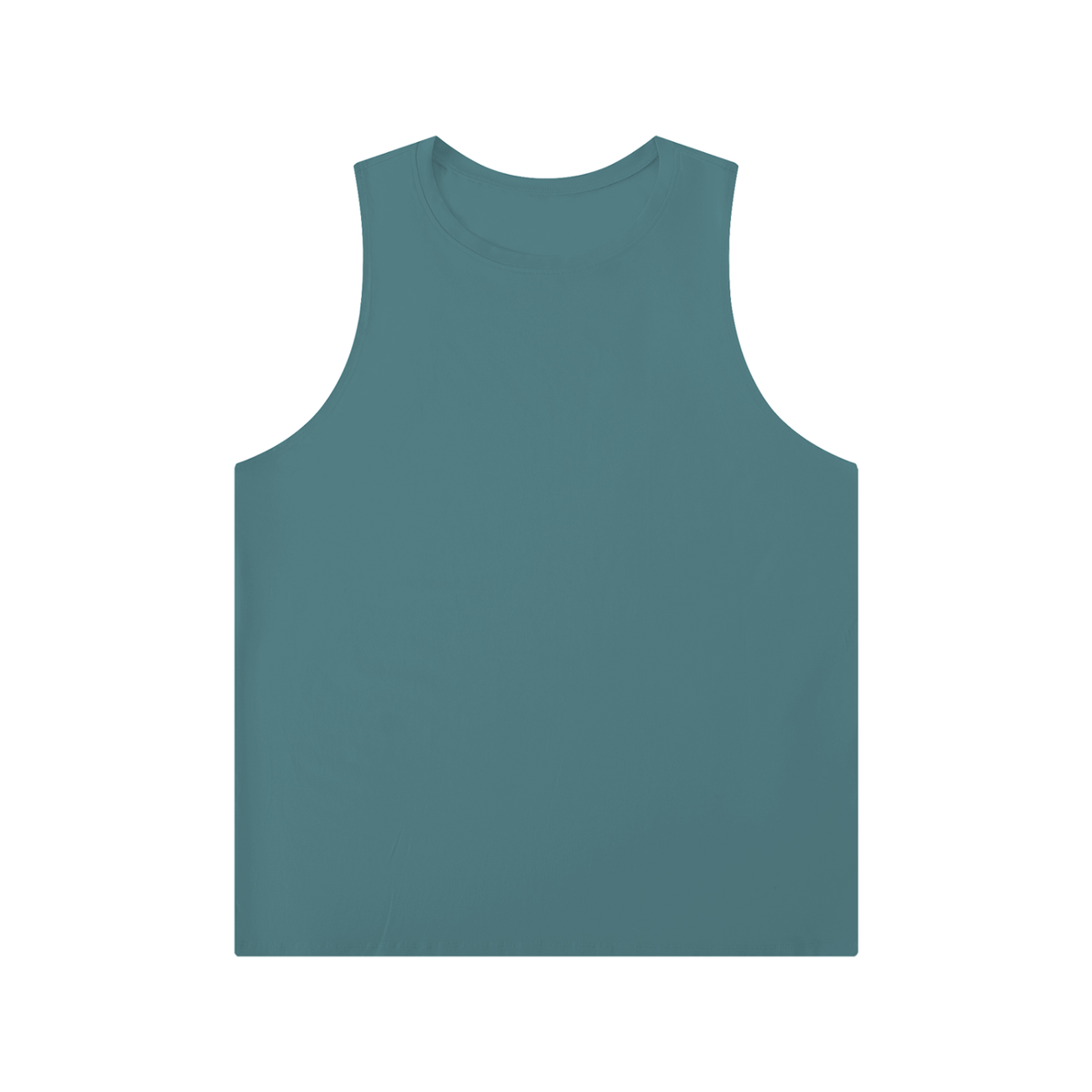 Men's Solid Color Crew Neck Tank Top – Premium Sleeveless Cotton Muscle Tee