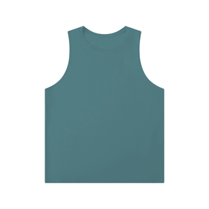 Men's Solid Color Crew Neck Tank Top – Premium Sleeveless Cotton Muscle Tee