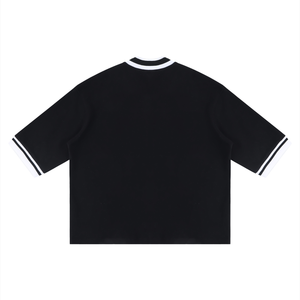 Unisex Heavyweight Boxy Baseball Jersey – Oversized Vintage Streetwear Button-Up Shirt