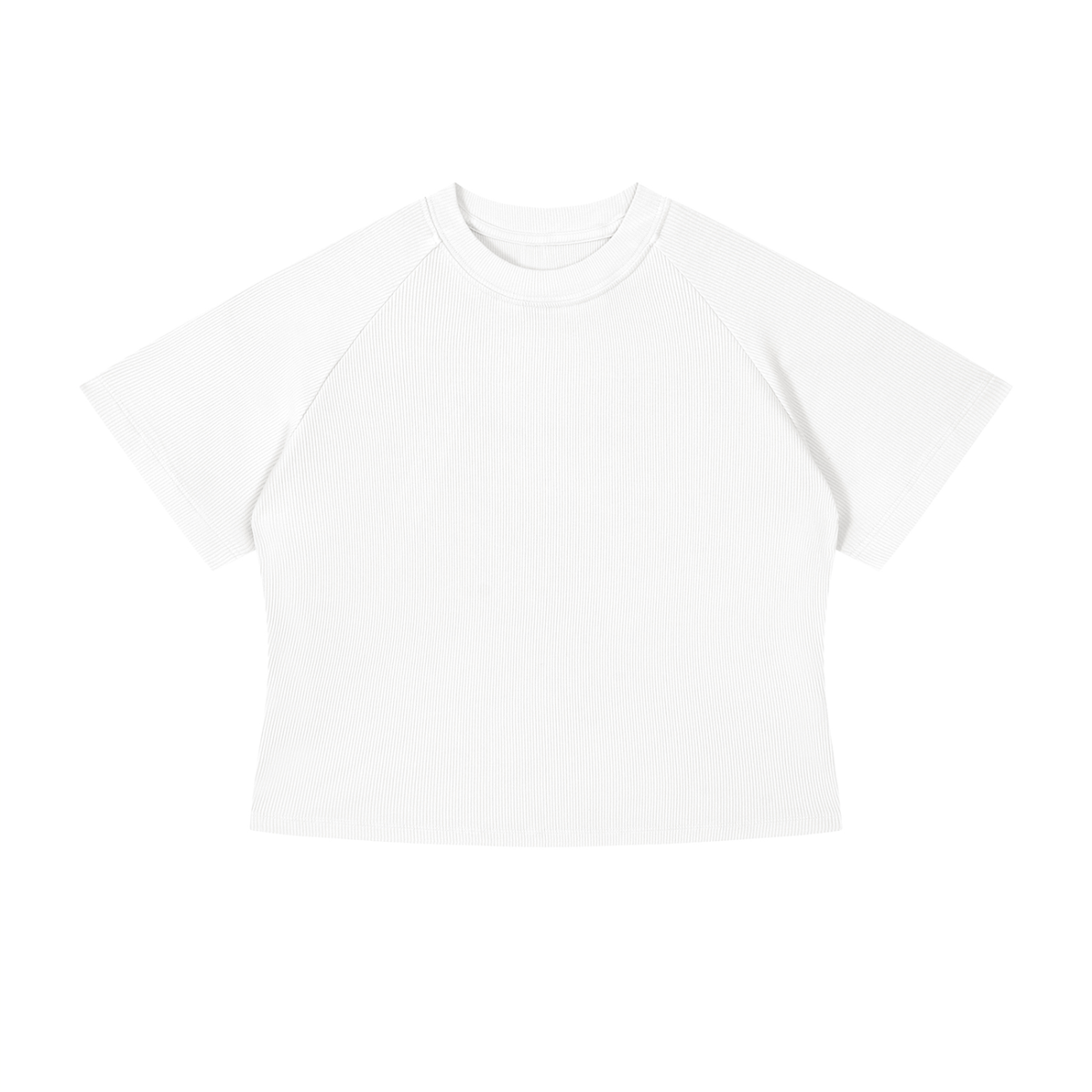 Women's Mineral Wash Crop T-Shirt – Slim Fit Vintage Streetwear Tee