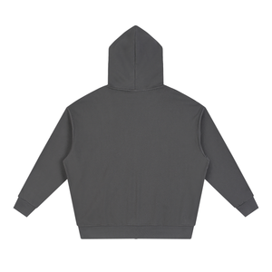 Unisex Loose Fit Full-Zip Hoodie – Premium Casual Streetwear Sweatshirt