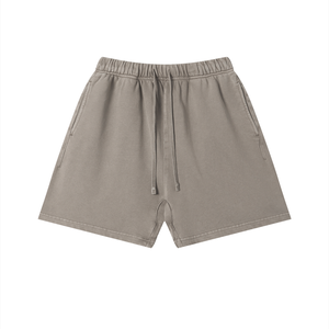 Unisex Vintage Wash Cotton Shorts – Relaxed Fit Streetwear Shorts