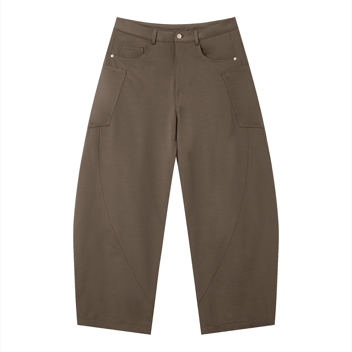 Men's Barrel Leg Pants – Relaxed Fit Premium Casual Trousers