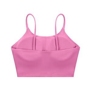Women's Spaghetti Strap Yoga Sports Bra – Low Impact Activewear Bra