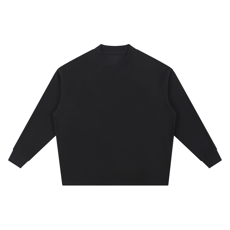 Knitted Round Neck Oversize Sweatshirt