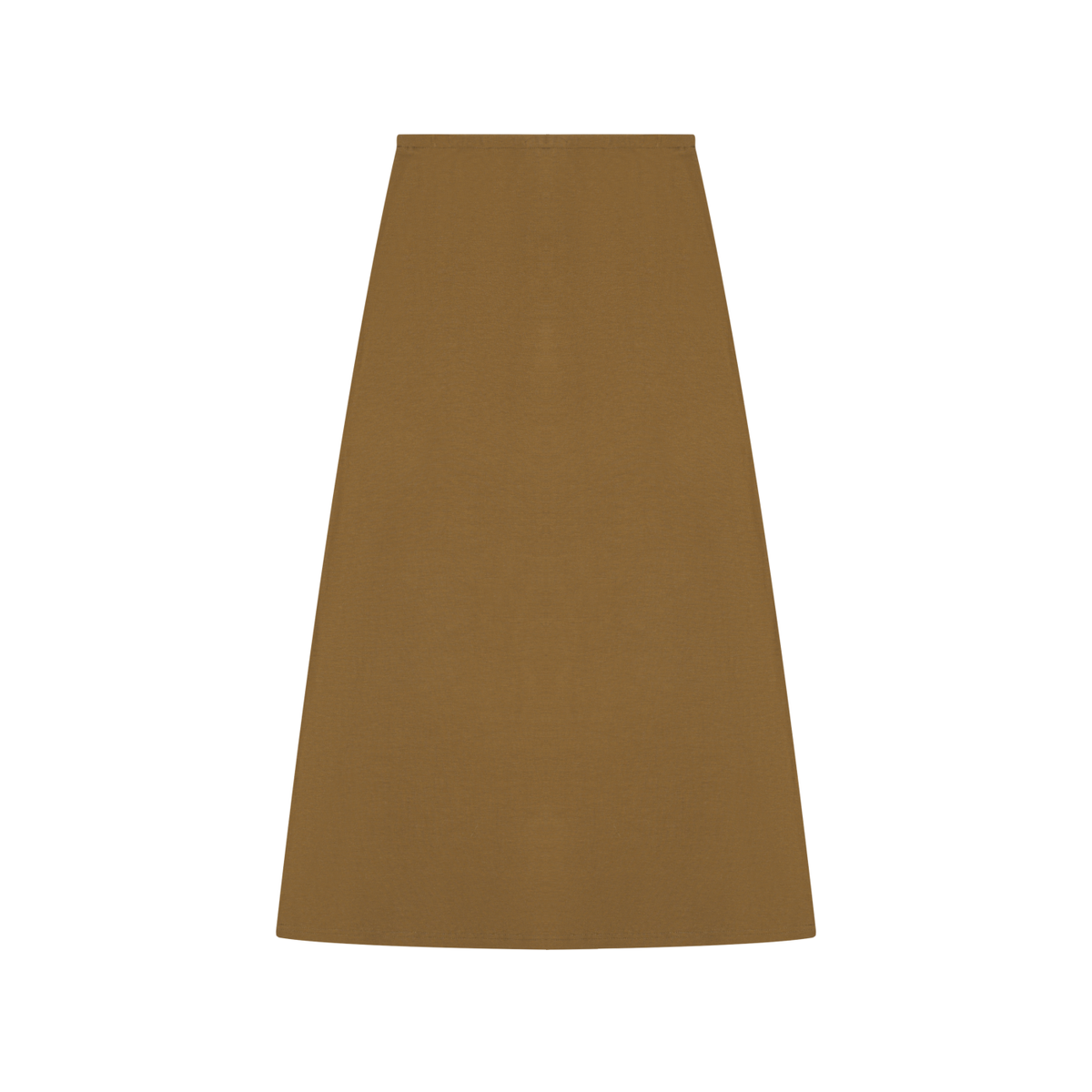 Women's Solid Color Knit Maxi Skirt – High-Waisted Stretch Casual Skirt