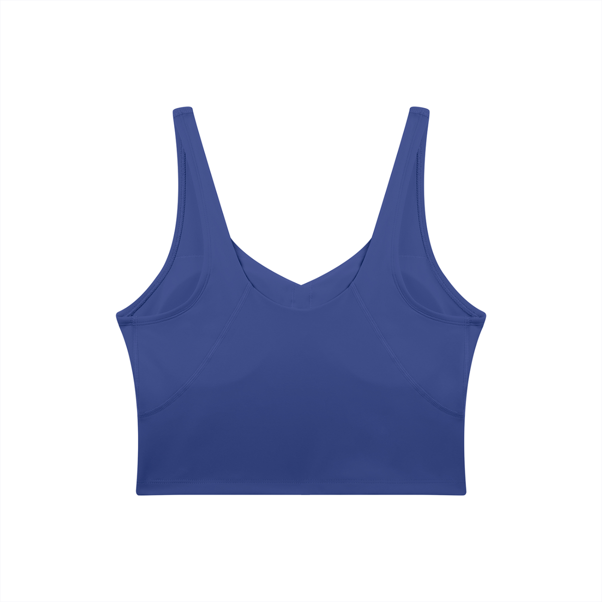 Women's V-Neck Yoga Sports Bra – Seamless Medium Support Workout & Activewear Bra