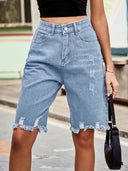 Raw Hem Denim Shorts – MYN2O

