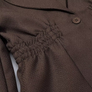 Womens Versatile Belted Blazer With Long Sleeves
