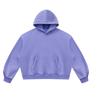 Unisex Vintage Wash Boxy Fleece Hoodie