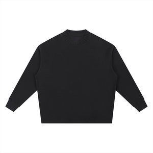 Knitted Round Neck Oversize Sweatshirt