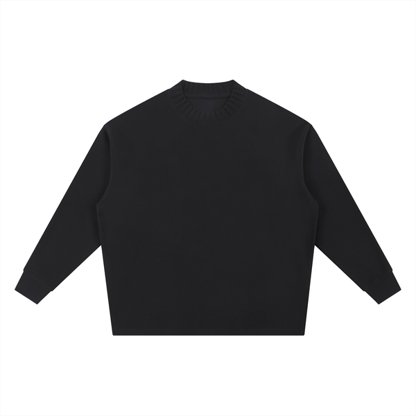 Knitted Round Neck Oversize Sweatshirt
