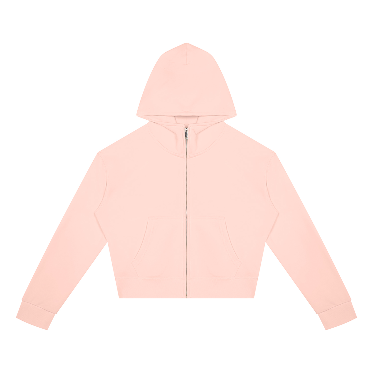 Women's Crop Full Zip Hoodie