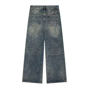 Men's Vintage Wash Denim Jeans
