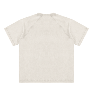 Vintage Washed Raglan Cotton T-Shirt