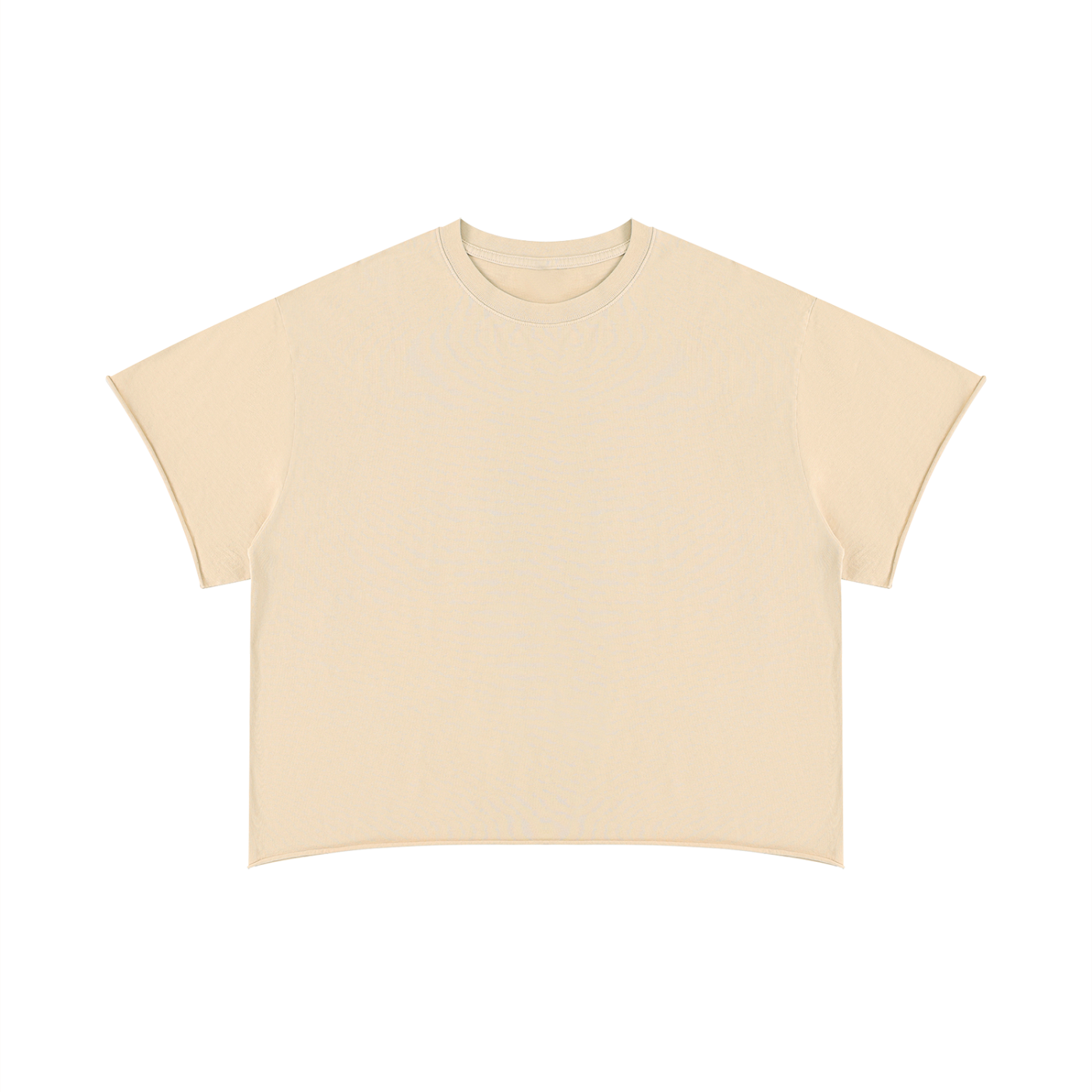 Unisex Boxy Raw Edge T-Shirt