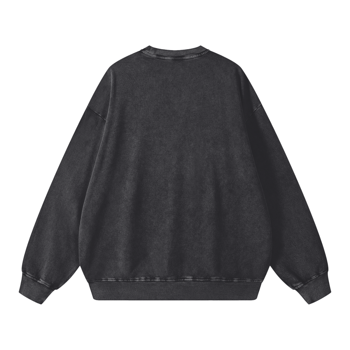 Snow Washed Oversized Sweatshirt – Premium Unisex Heavyweight Streetwear Pullover