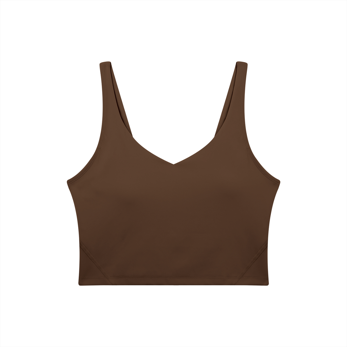 Women's V-Neck Yoga Sports Bra – Seamless Medium Support Workout & Activewear Bra